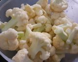 A picture of step 1 of Punjabi style dry aloo gobi.