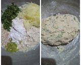 A picture of step 1 of Thaalipeeth.