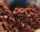 A picture of step 2 of Desi mince pasta.