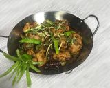 A picture of step 3 of Koyla karahi.