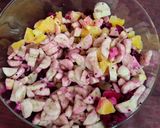 A picture of step 2 of Tropical Rainbow Cream Bowl.
