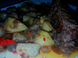 Vacío al horno con papas súper fácil