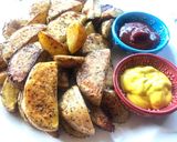 عکس مرحله 6 از دستور سیب زمینی با پوست (Potato Wedges)