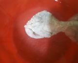A picture of step 6 of KFC style fried chicken.