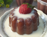 Foto langkah ke 4 dari resep Puding Coklat Vla Susu.