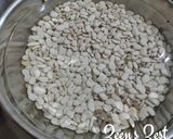 A picture of step 1 of Oven Roasted White Baby Lima Beans.