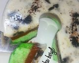 Foto langkah ke 11 dari resep Puding lumut lapis susu oreo 🍮🍼🍪.