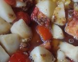 Foto del paso 1 de la receta: Mermelada casera de pera y tomate a la naranja 🍐🍅🍊