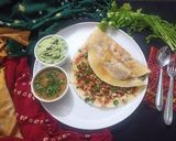 A picture of step 8 of Instant Rava Masala Dosa.