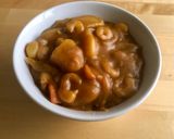 A picture of step 9 of Shrimp Curry.