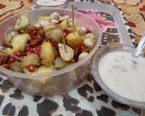 A picture of step 9 of Sabudana kheer and mix fruit chaat.