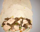 A picture of step 2 of Beef shawarma.