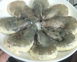 Hình bước làm 2 của món Tôm nướng phô mai không gia vị (bằng lò chiên không dầu)
