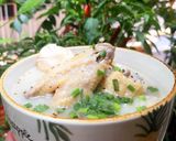 Hình bước làm 2 của món Cháo gà nấm từ cơm nguội