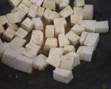 A picture of step 2 of Paneer chana masala.
