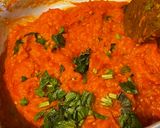 A picture of step 3 of Tomato and Basil Sauce:.
