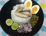 รูปขั้นตอนการทำที่ 2 ของ ข้าวคลุกปลาทูกับไข่ต้ม (อิ่มแปล้ 2คนไม่เกิน100บาท)