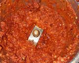 A picture of step 8 of Layered Biryani.