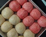 Foto langkah ke 10 dari resep Roti Sobek Merah Putih (Metode Autolisis).