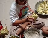 Foto langkah ke 2 dari resep Ketupat yang cantik & awet.