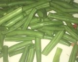 A picture of step 1 of Desi French Beans.