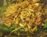 A picture of step 4 of Turnip and Greens.