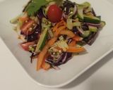 A picture of step 4 of Rainbow sprout salad.