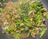 空心菜沙茶豬的食譜步驟3照片