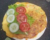 Foto langkah ke 3 dari resep 145. Tortilla Egg Sandwich.