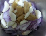 A picture of step 2 of Mutton achari.