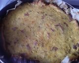 Foto del paso 6 de la receta: Tarta de Cebollas y tocineta con base de pan de molde a la "Nata" 🥧🍳🥓🍞🌰🌰🌰🍞🥓🍳🥧