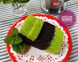 Foto langkah ke 9 dari resep 395. Brownies Pandan Kukus (ala) Amanda.