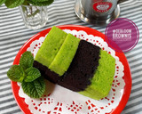 Foto langkah ke 9 dari resep 395. Brownies Pandan Kukus (ala) Amanda.