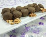 A picture of step 5 of Walnut Laddoos.