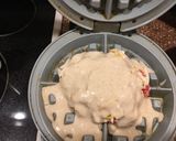 A picture of step 10 of Crab stuffed waffle.