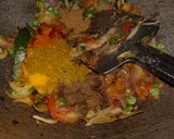 A picture of step 3 of Palak Paneer.