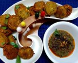 A picture of step 3 of Masala Vada.