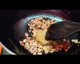 A picture of step 3 of Chole dhaniya masala.