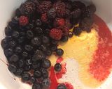 Áfonyás szedermártás🫐 recept fázis 1 fotója