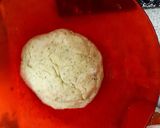 A picture of step 6 of Alfredo stuffed Garlic Bread. 😘.