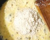 A picture of step 2 of Cashew kalakand.