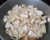 Foto langkah ke 2 dari resep Gulai ayam dan nangka ala warung makan padang.