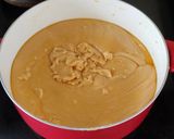 A picture of step 4 of Horlicks Mysore pak.