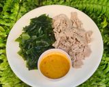 รูปขั้นตอนการทำที่ 4 ของ เมี่ยงหมูต้ม & สาหร่ายวากาเมะ