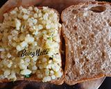 A picture of step 3 of Sago-Cheese Toast Sandwich.