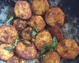 A picture of step 5 of Plantain fry.