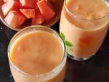 पपाया मिल्कशेक (papaya milkshake recipe in Hindi)