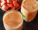 पपाया मिल्कशेक (papaya milkshake recipe in Hindi) रेसिपी चरण 4 फोटो