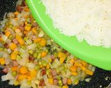 A picture of step 8 of Rice stir-fry.