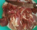 Foto del paso 1 de la receta: Carne de puerco en salsa con Arroz